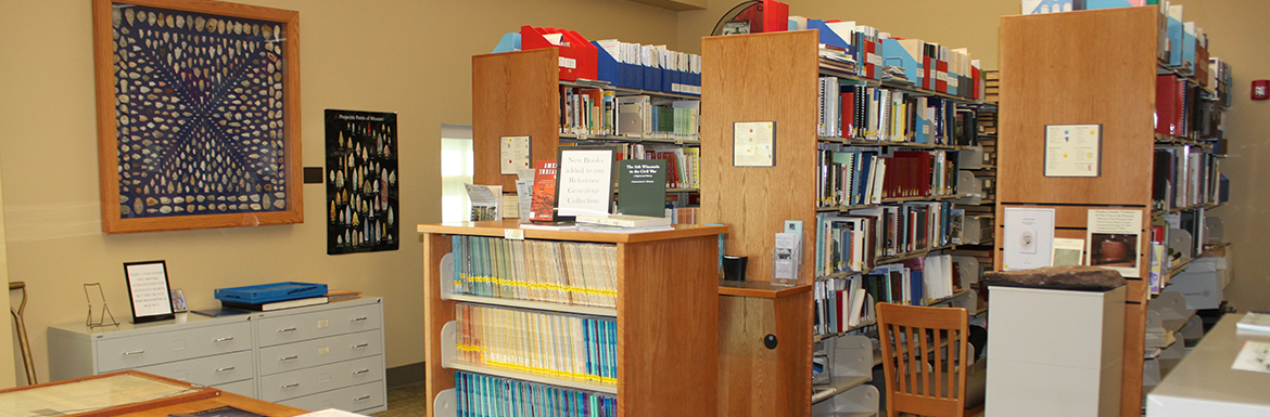 Interior shot of Baxter County Library's Genealogy & Local History Room