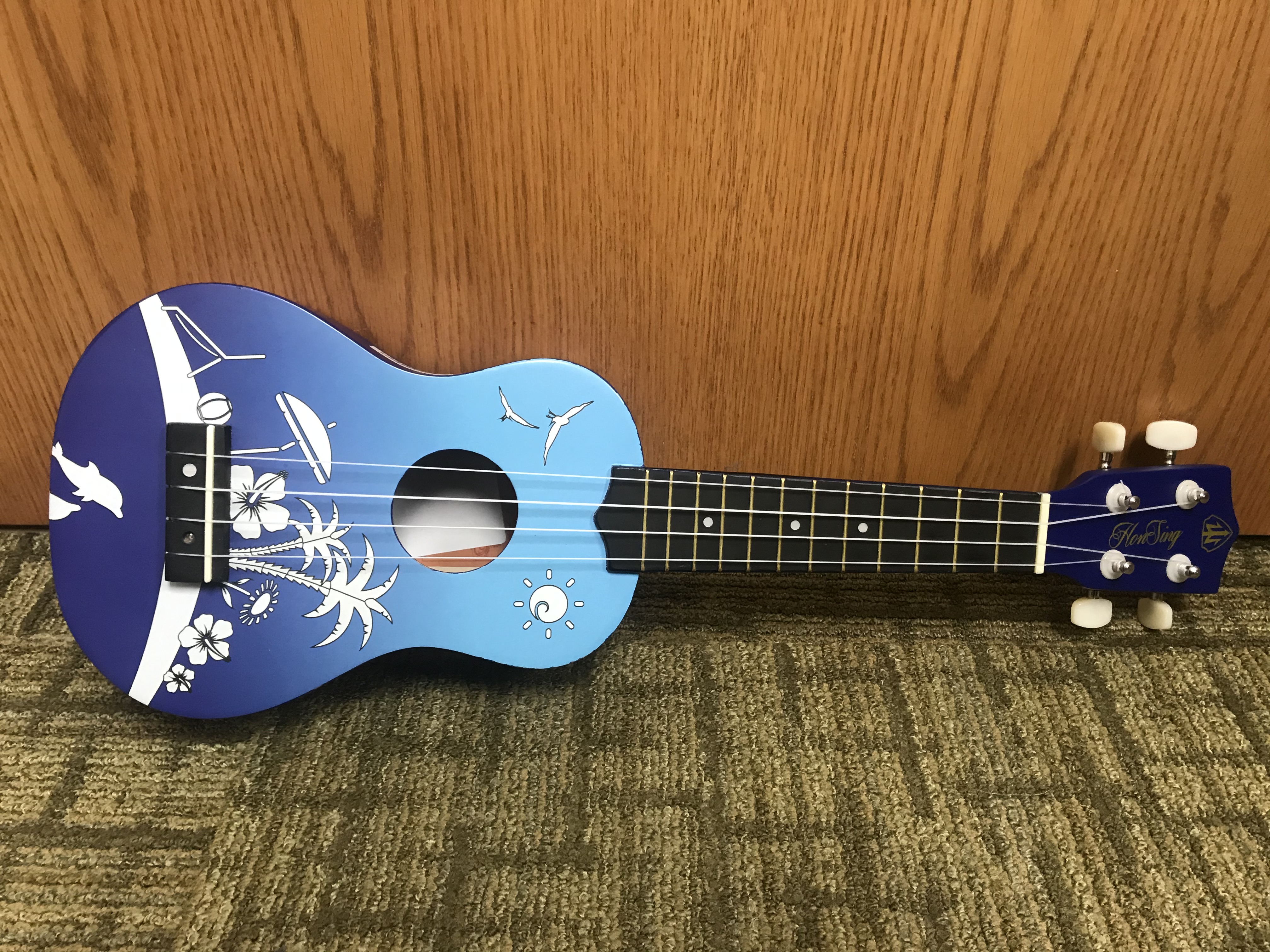 Blue Ukulele