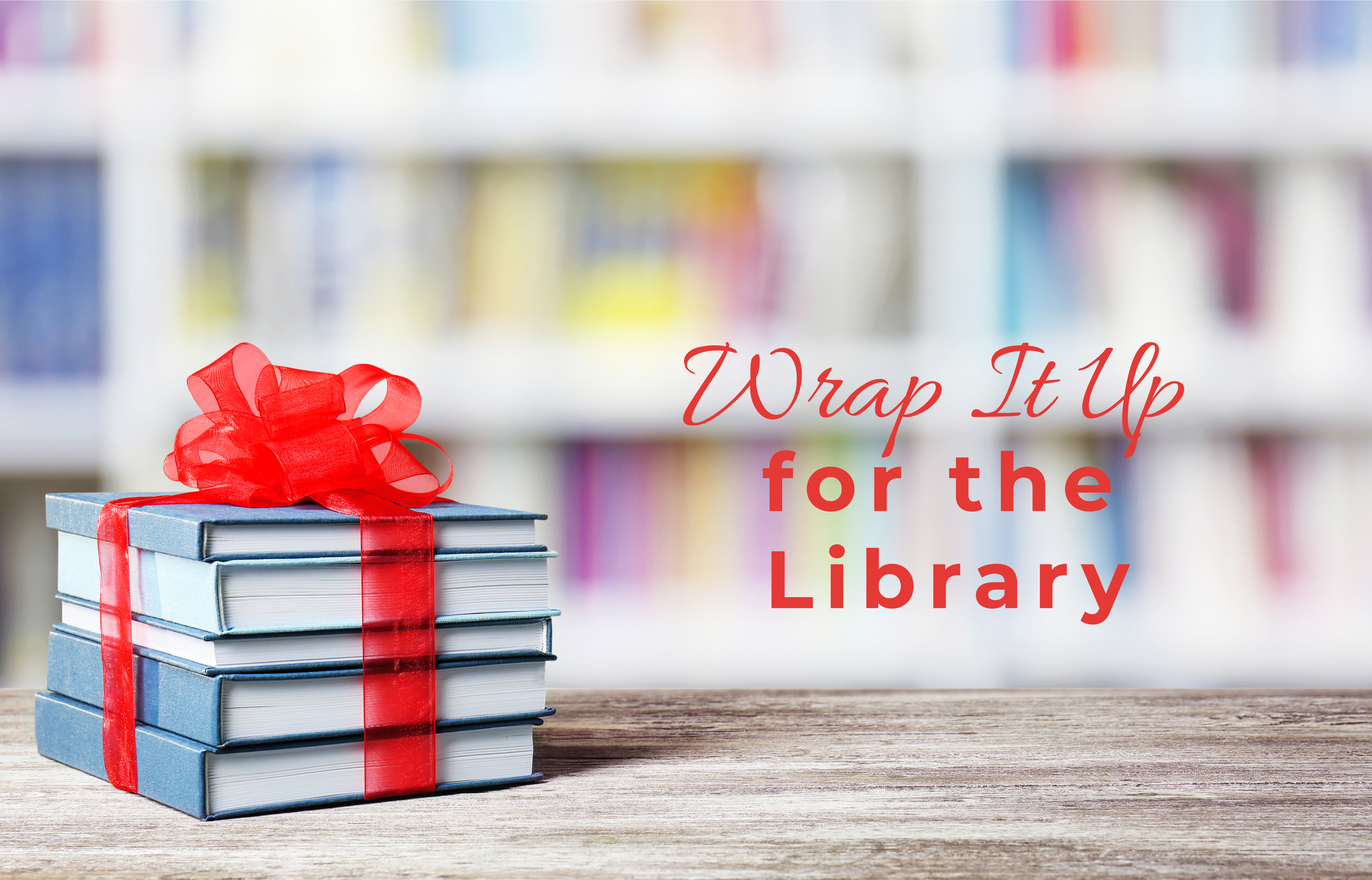 Books wrapped in red ribbon