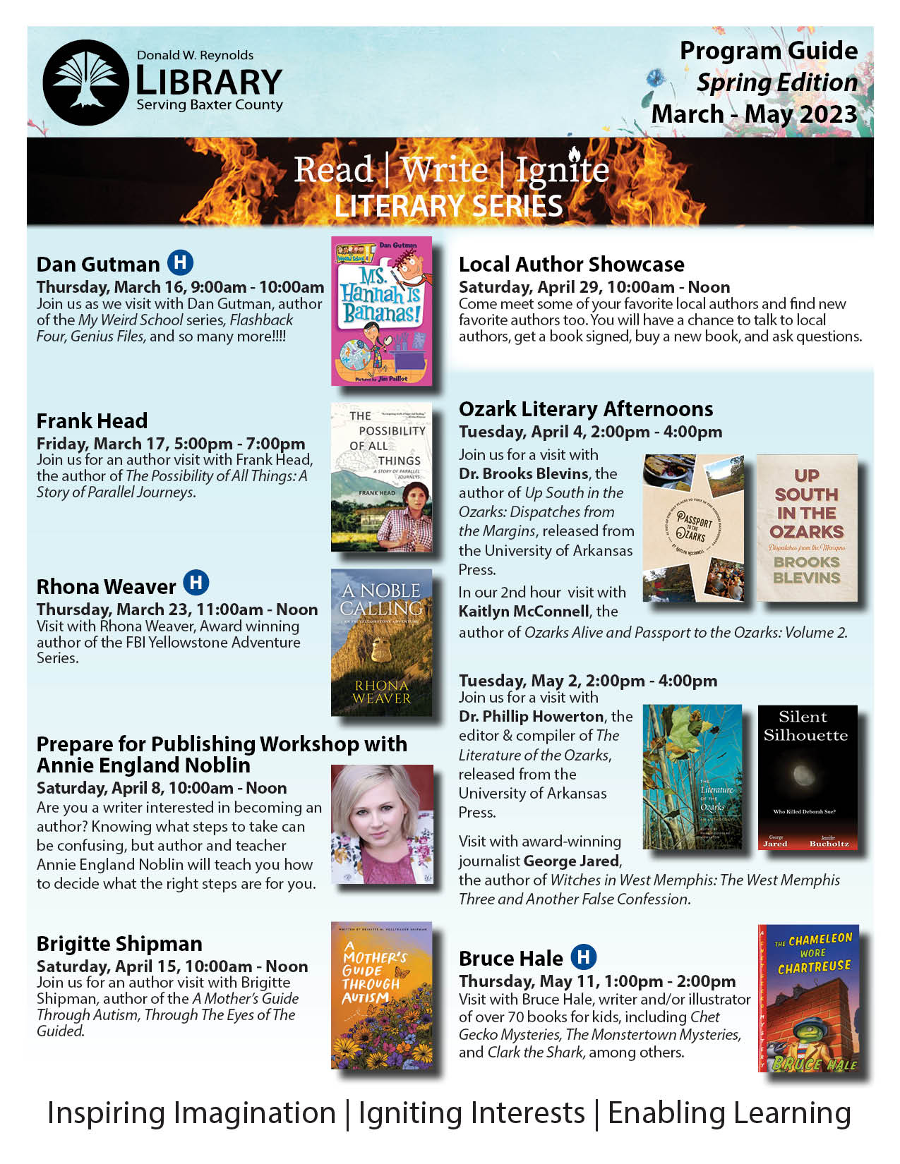 Program Guide Spring 2023 Page 1
