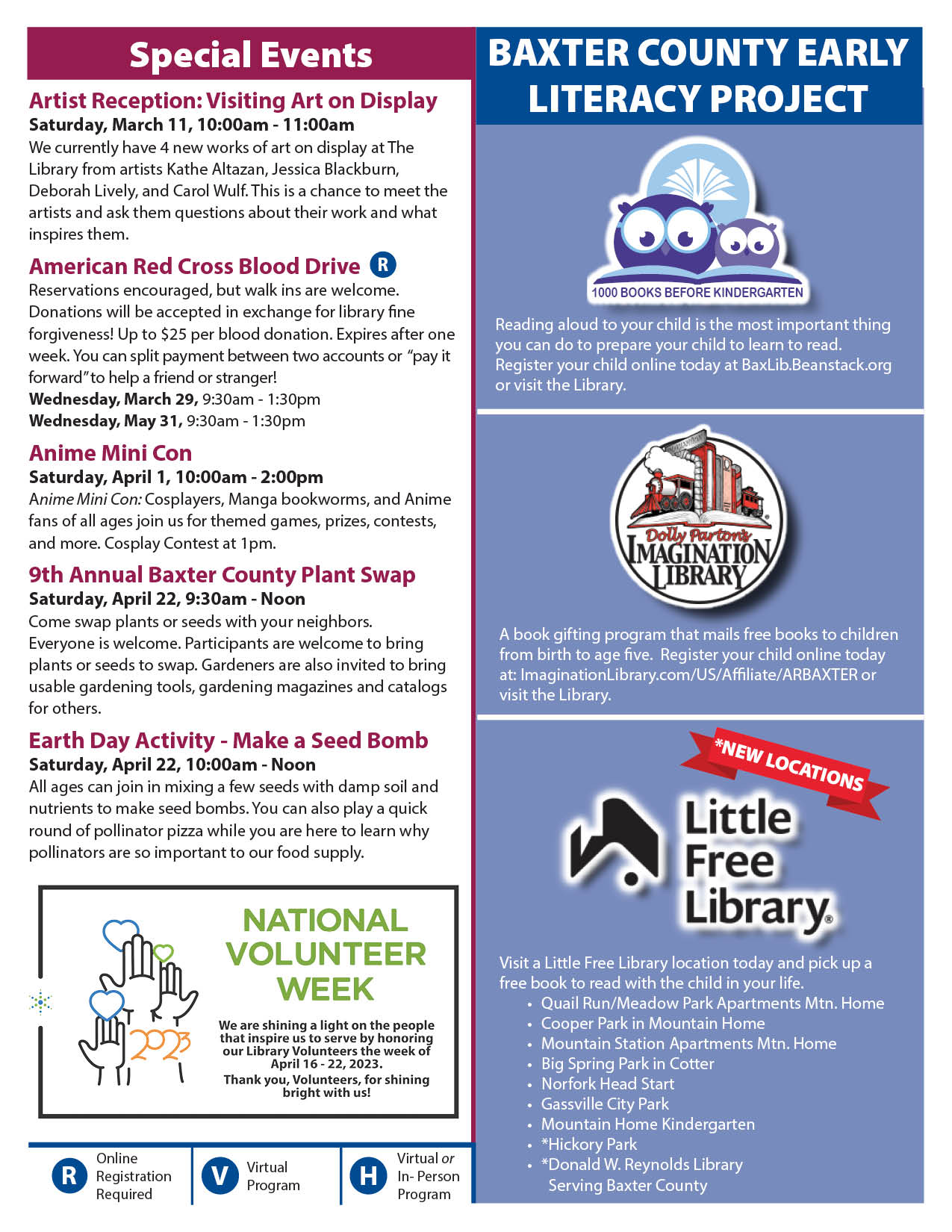 Program Guide Spring 2023 Page 4