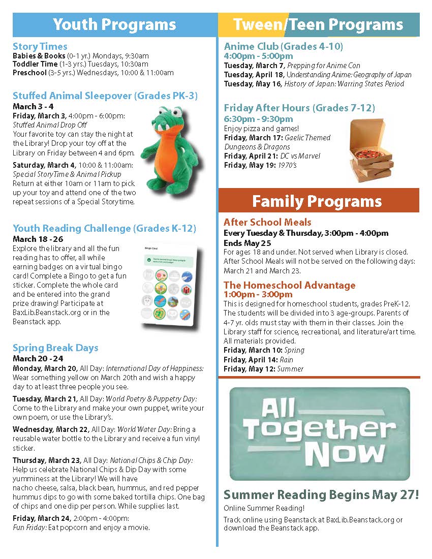 Program Guide Spring 2023 Page 3