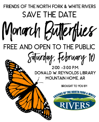 Monarch Butterfly Program Saturday, Feb. 10
