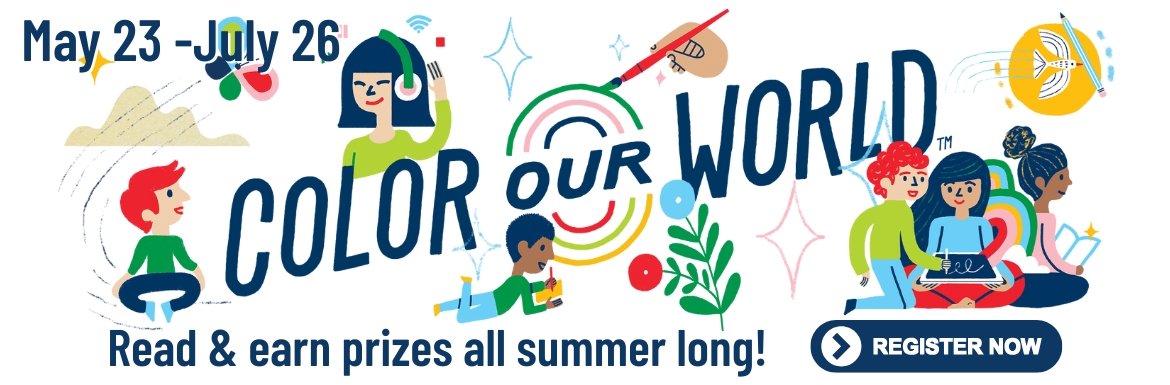 Color Our World Summer Reading Graphic