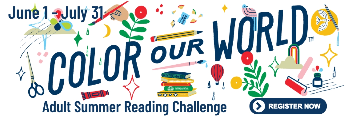 Adult Color Our World Summer Reading Graphic