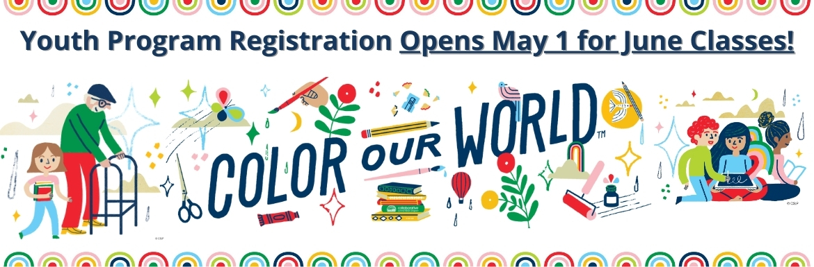 Youth Program Registration Opens May 1 for June Classes!