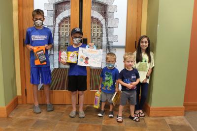 A line-up of summer reading grand prize winners