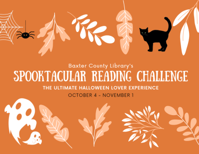 Library Halloween Reading Challenge 2021