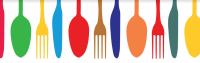 Summer Meals colorful silverware
