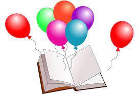 Balloons with book