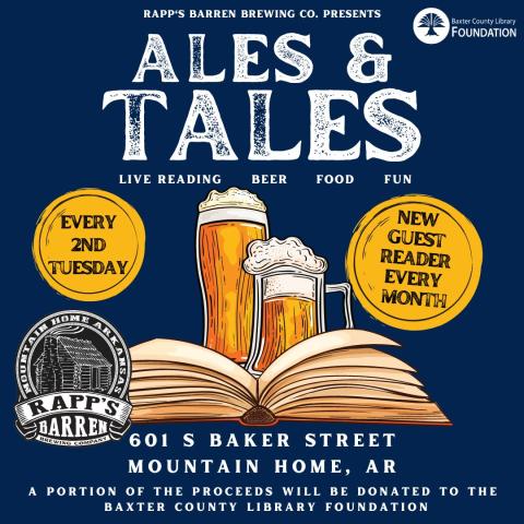 Ales and Tales. Every second Tuesday at Rapp's Barren Brewing Co. 