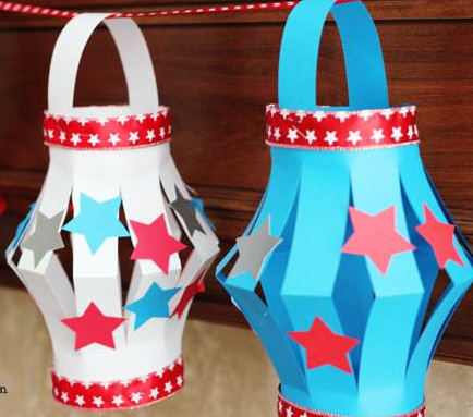 Patriotic Paper Lantern