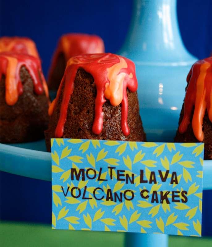 Volcano Cakes
