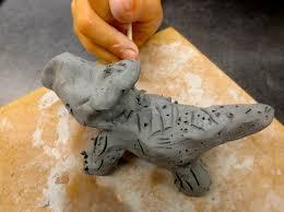 Clay dinosaur