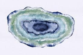 Watercolor geode