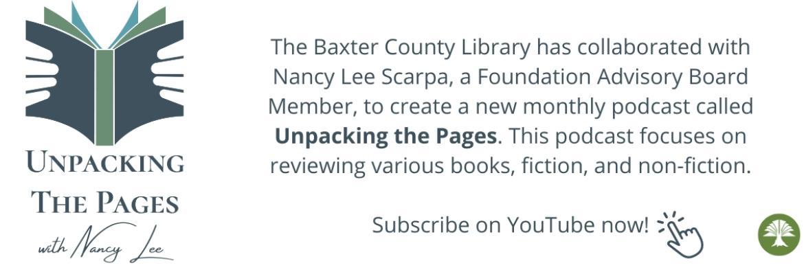 Unpacking the Pages Podcast with Nancy Lee Scarpa. Click here to Subscribe